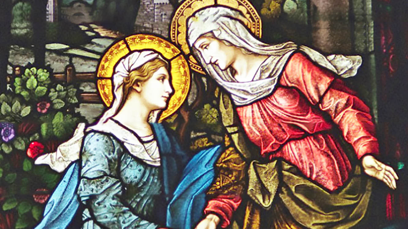 Mary Visits Elizabeth The Bible The Power Of Rebirth