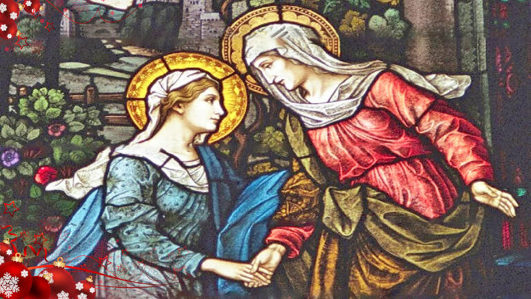 Mary Visits Elizabeth The Bible The Power Of Rebirth