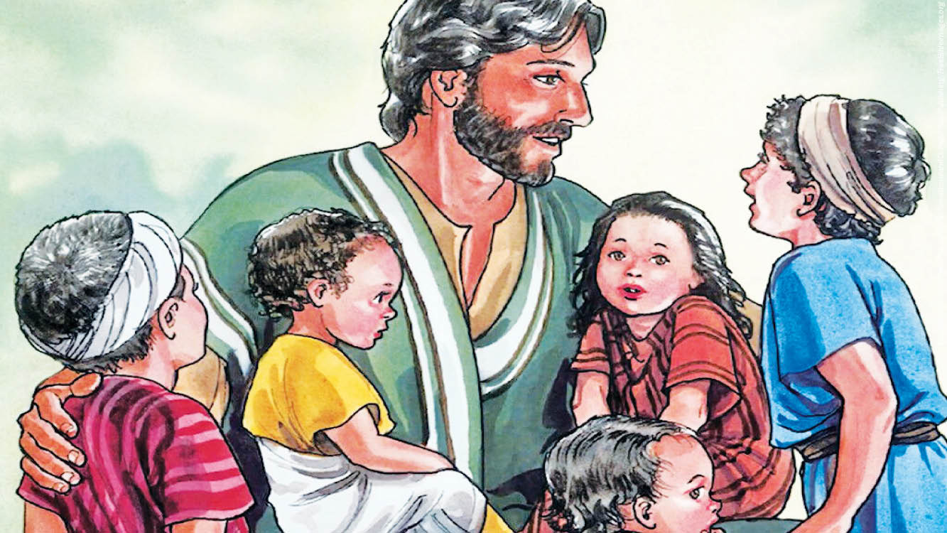 Jesus Blesses Little Children_wp