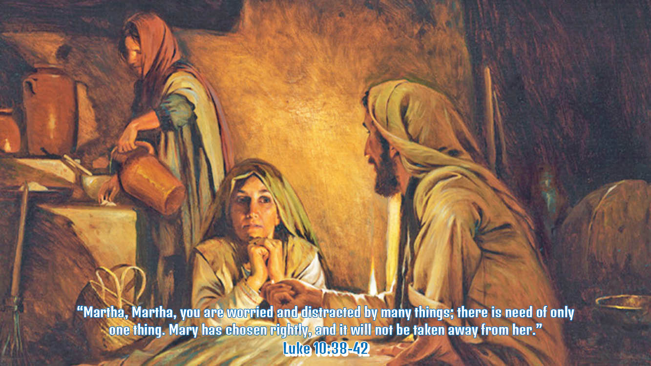 Jesus Visits Martha and Mary