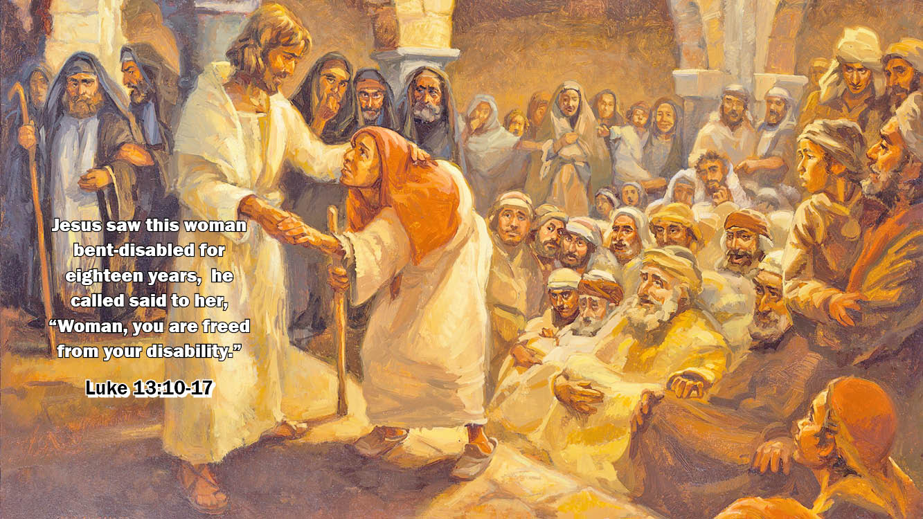 Jesus Heals a Crippled Woman
