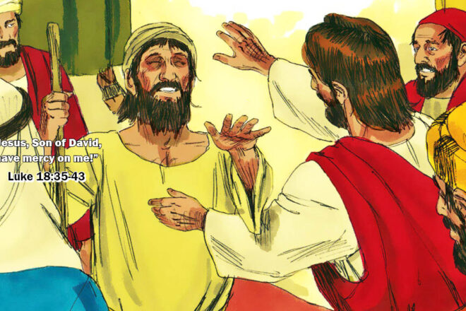 Jesus Heals a Blind Beggar Near Jericho Archives — The Bible: The Power ...