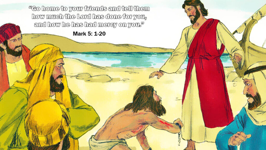 Jesus Heals the Gerasene Demoniac