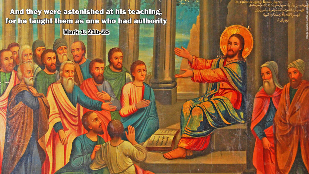 Jesus Teaches with Authority