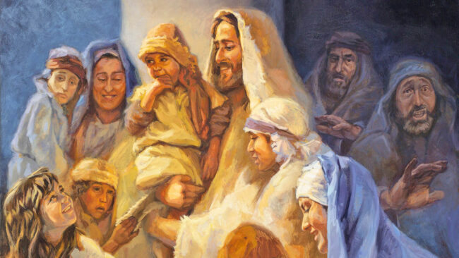 Jesus Blesses Little Children